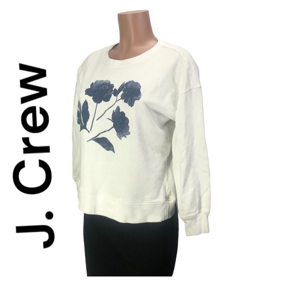 J.Crew Sweater White Knit Cotton Crew Women's XSMALL White - Picture 4 of 15